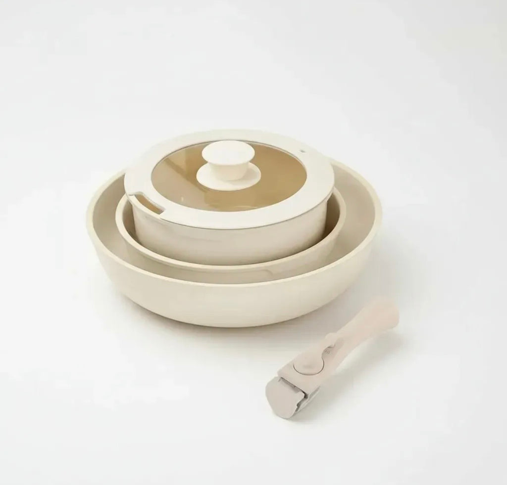 Set Juego Bateria De Ollas Cocina Antiadherentes 5 Piezas