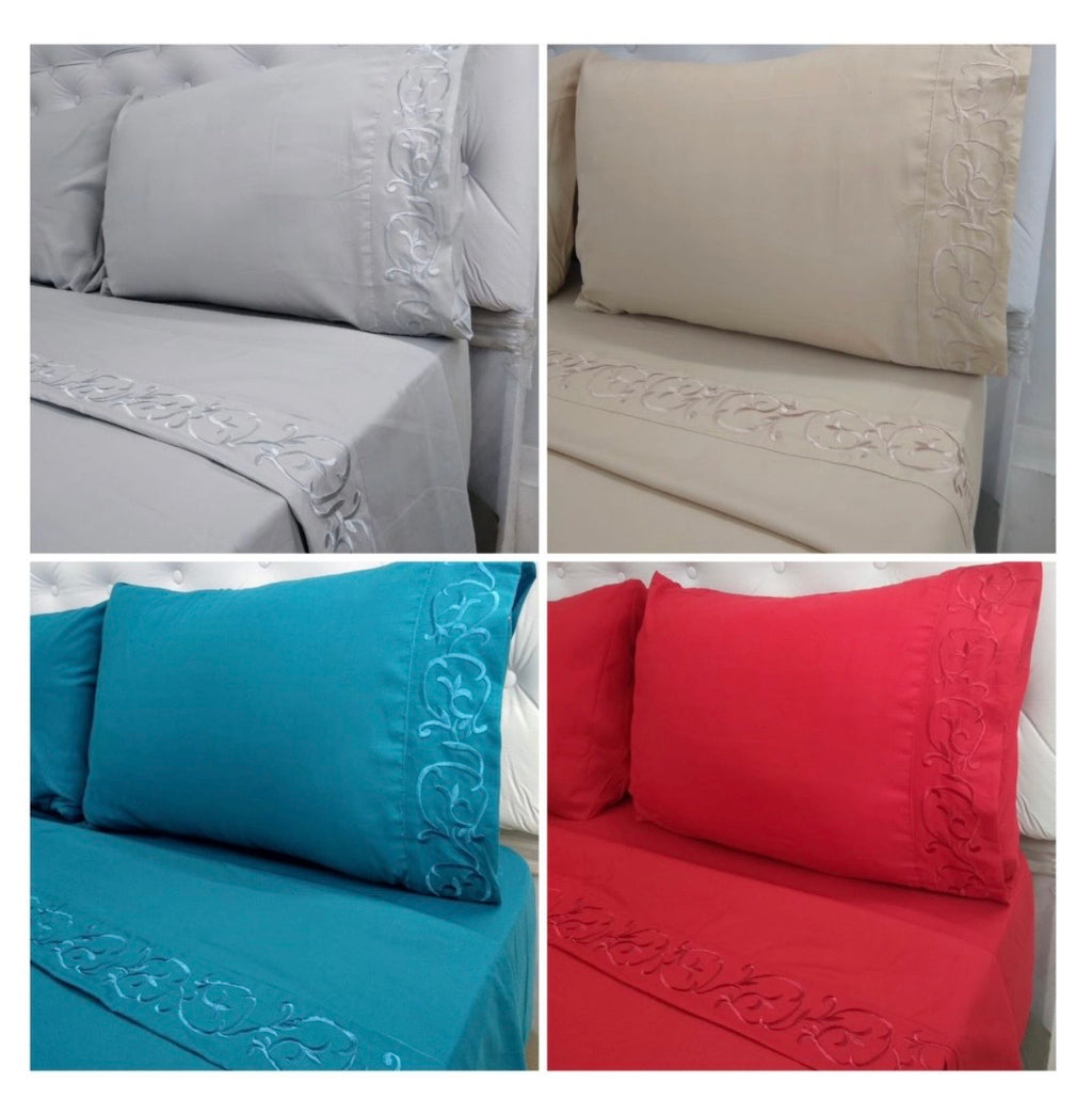 Juego de SÁBANAS con Brodery Premium